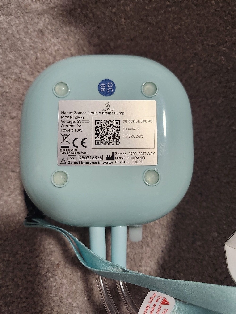 Zomee Z2 Double Electric Breast Pump With Box Hands-Free, Selling As Is Parts - Picture 4 of 7